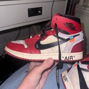 Off white Jordan one chicagos